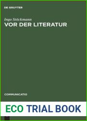 Vor der Literatur: Eine Evolutionstheorie der Poetik Alteuropas (Communicatio)