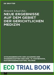 Neue Ergebnisse auf dem Gebiet der gerichtlichen Medizin: Otto Prokop zum 60. Geburtstag (Sitzungsberichte der Akademie der Wissenschaften der DDR … Technik, 1982, 18) (German Edition)