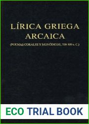 LIRICA GRIEGA ARCAICA.