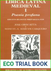 Lirica latina medieval I. Poesia profana
