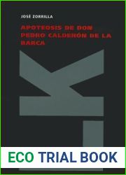 Apoteosis de don Pedro Calderon de la Barca (Teatro) (Spanish Edition)