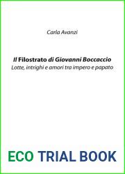 Il Filostrato di Giovanni Boccacci