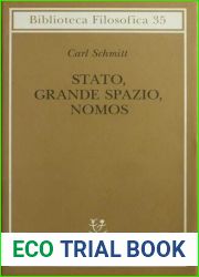 Stato, grande spazio, nomos