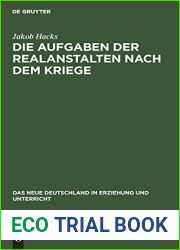 Die Aufgaben der Realanstalten nach dem Kriege (Das neue Deutschland in Erziehung und Unterricht, 7) (German Edition)