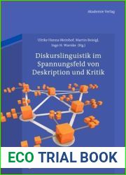 Diskurslinguistik im Spannungsfeld von Deskription und Kritik (Diskursmuster Discourse Patterns, 1) (German Edition)