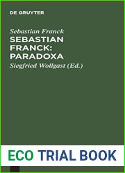 Sebastian Franck: Paradoxa (German Edition)