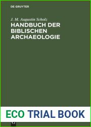Handbuch der biblischen Archaeologie
