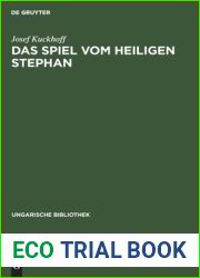 Das Spiel vom Heiligen Stephan (Ungarische Bibliothek, 1, 26) (German Edition)
