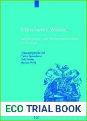 Unsicheres Wissen: Skeptizismus Und Wahrscheinlichkeit 1550-1850
