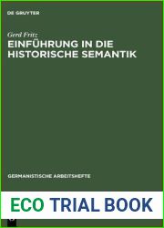 Einfuhrung in die historische Semantik