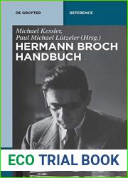 Hermann-Broch-Handbuch (De Gruyter Reference) (German Edition)
