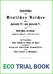Jahrbucher des Deutschen Reiches unter Heinrich IV. und Heinrich V. 1106 - 1116