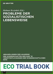 Probleme der sozialistischen Lebensweise: Okonomische und soziale Probleme der weiteren Auspragung der sozialistischen Lebensweise. 20. Tagung des … Rate, 1977, 5) (German Edition)