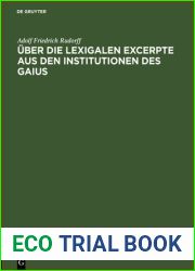 Uber die Lexigalen Excerpte aus den Institutionen des Gaius (German Edition)