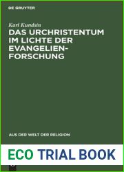 Das Urchristentum im Lichte der Evangelienforschung (Aus der Welt der Religion, 2) (German Edition)