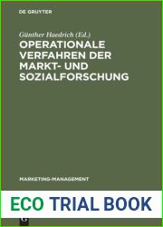 Operationale Verfahren der Markt- und Sozialforschung: Datenerhebung und Datenanalyse