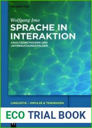 Sprache in Interaktion: Analysemethoden Und Untersuchungsfelder
