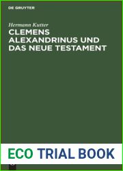 Clemens Alexandrinus und das Neue Testament (German Edition)