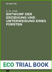Entwurf der Erziehung und Unterweisung eines Fursten