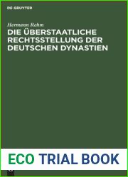 Die uberstaatliche Rechtsstellung der deutschen Dynastien (German Edition)