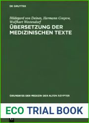 Ubersetzung der medizinischen Texte
