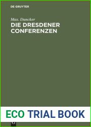 Die Dresdener Conferenzen : mit Urkunden 1851 [Hardcover]