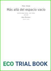 Mas alla del espacio vacio escritos sobre teatro, cine y opera, 1947-1987