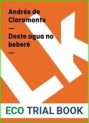Deste agua no bebere