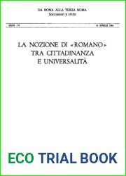 La nozione di Romano tra cittadinanza e universalita