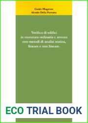 Verifica di edifici in muratura ordinaria e armata con metodi di analisi statica lineare e non lineare (Italian Edition)