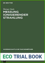 Messung ionisierender Strahlung: Grundlagen und Methoden (Wissenschaftliche Taschenbucher, 297) (German Edition)