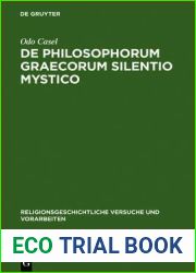 de Philosophorum Graecorum Silentio Mystico