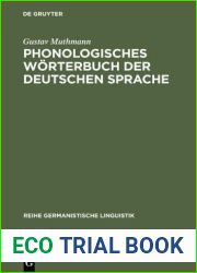 Phonologisches Worterbuch Der Deutschen Sprache