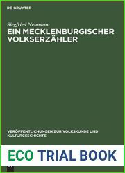 Ein Mecklenburgischer Volkserzahler: Die Geschichten des August Rust (Veroffentlichungen zur Volkskunde und Kulturgeschichte, 48) (German Edition)