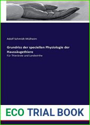 Grundriss der speciellen Physiologie der Haussaugethiere: Fur Thierarzte und Landwirthe (German Edition)