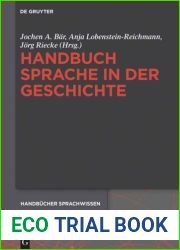Handbuch Sprache in Der Geschichte