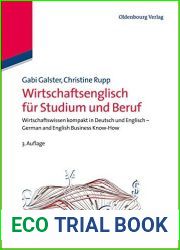 Wirtschaftsenglisch fur Studium und Beruf (German Edition)