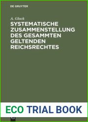 Systematische Zusammenstellung des gesammten geltenden Reichsrechtes