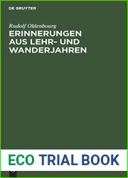 Erinnerungen aus Lehr- und Wanderjahren (German Edition)