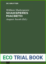 Shaksperes Macbeth (German Edition)