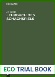 Lehrbuch Des Schachspiels