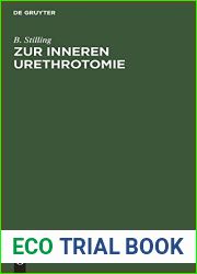 Zur inneren Urethrotomie (German Edition)