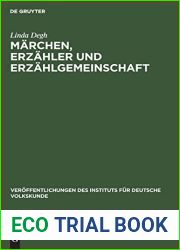 Marchen, Erzahler und Erzahlgemeinschaft (Veroffentlichungen des Instituts fur Deutsche Volkskunde, 23) (German Edition)