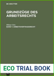 Grundzuge des Arbeitsrechts