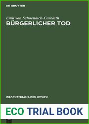 Burgerlicher Tod (Brockenhaus-Bibliothek, 2) (German Edition)