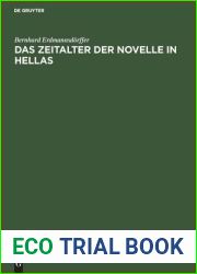 Das Zeitalter der Novelle in Hellas (German Edition)