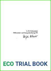 Differential- und Integralrechnung, Band