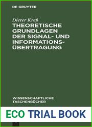 Theoretische Grundlagen der Signal- und Informationsubertragung (Wissenschaftliche Taschenbucher, 199) (German Edition)