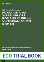 Funktion und Wertung des Romans im fruhviktorianischen Roman (Studien zur englischen Philologie. Neue Folge, 14) (German Edition)