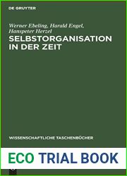 Selbstorganisation in der Zeit (Wissenschaftliche Taschenbucher, 309) (German Edition)